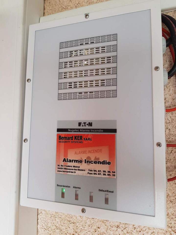 Installation alarme incendie Béziers